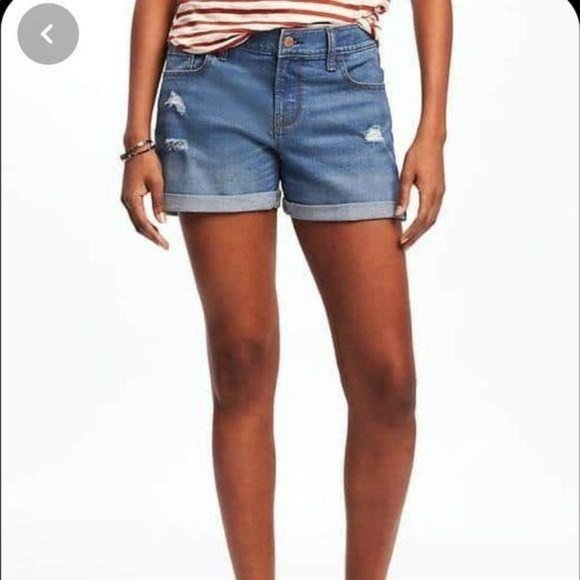 Old Navy Jean Boyfriend Cuffed Denim 
